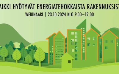 Kaikki hyötyvät energiatehokkaista rakennuksista